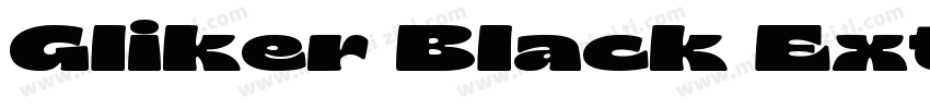 Gliker Black Extra Expanded字体转换